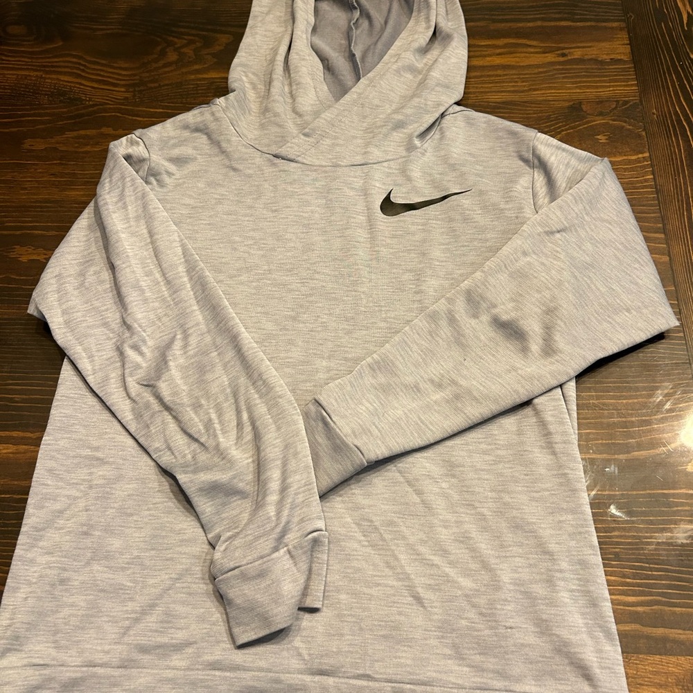 Nike boy’s  Light Gray Hoodie